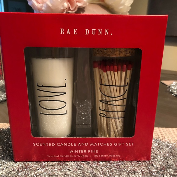Rae Dunn Other - Rae Dunn Scented Candle and Matches Set
